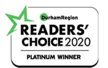 Durham Region Readers Choice 2020 Platinum Winner Logo